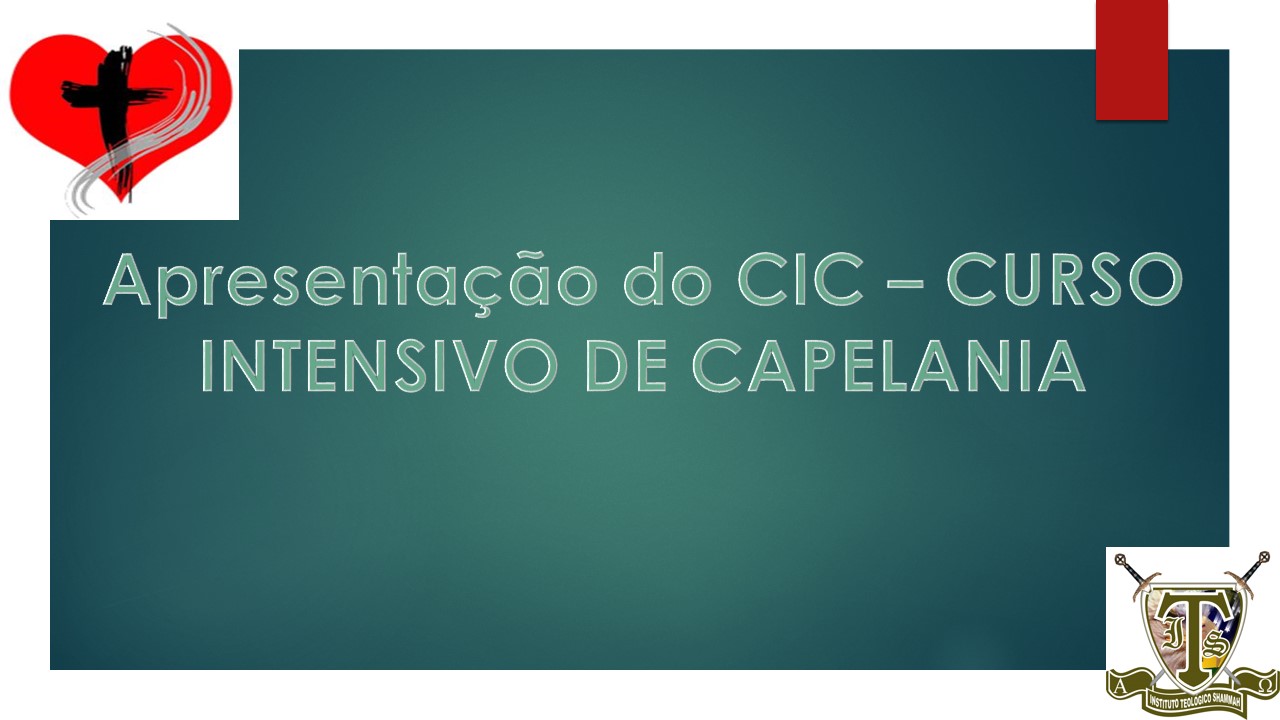 CIC - Curso Intensivo de Capelania